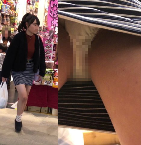お嬢さんの逆さパンチラ動画＆静止画　０８７