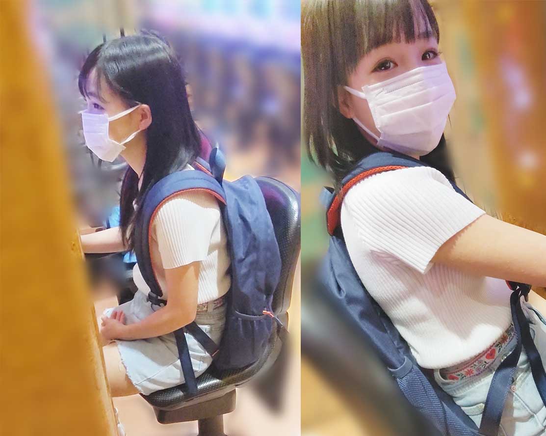 【パチ負け女】【交渉痴漢】渋谷区S店／ロリすぎてネンカクされてた身長140センチ海好き美少女 ※ナマナカ成功【顔出し】【高画質】