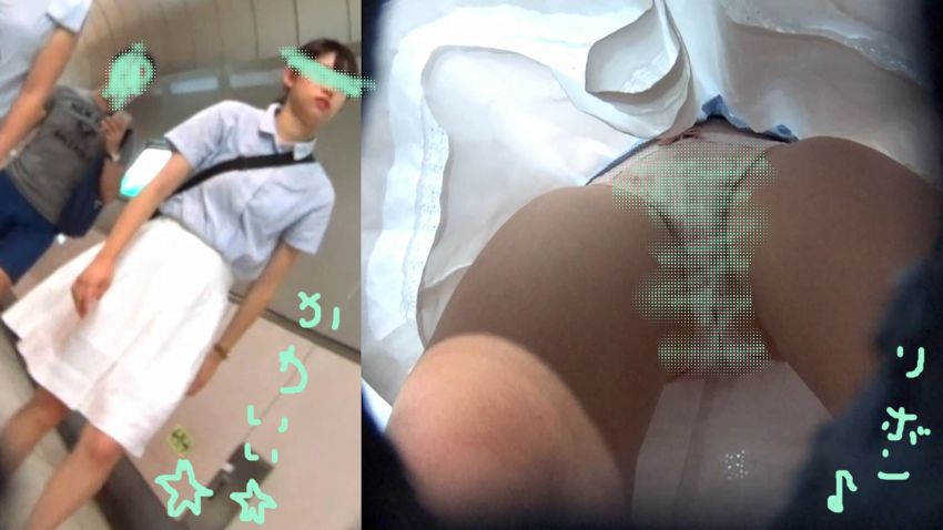 パンチラ小人目線☆☆（pa-to79)［電車編］