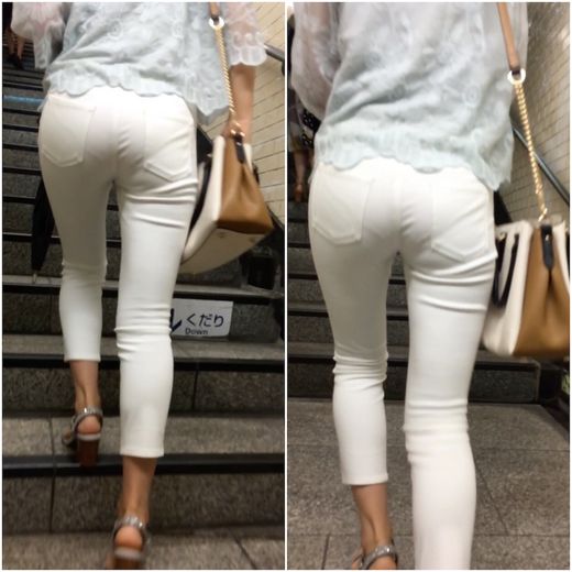 【2名・貧乳美女×丸見えパンティー美女】