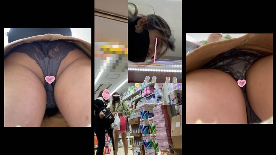 女子逆さ盗撮風VOL.9
