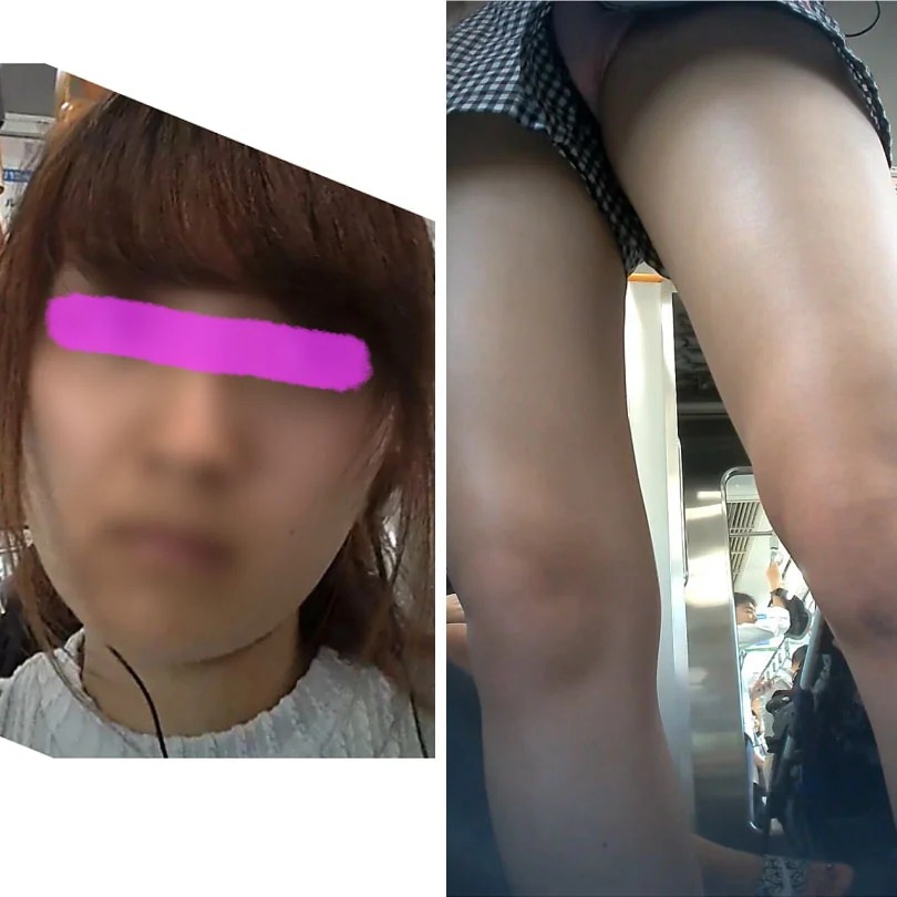 ショーパン隙間から生P丸見え！長身美脚JDちゃん<再販>[sol-023]