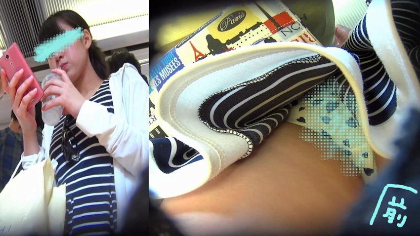 パンチラ小人目線☆☆（pa-to149)［電車編］